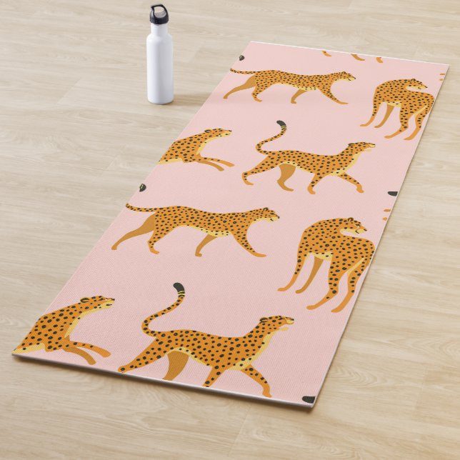 Cheetah Print Yoga Mat (In Situ)