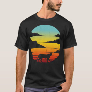 Cheetah Retro Sunset Vintage 60s 70s for Men Women T-Shirt