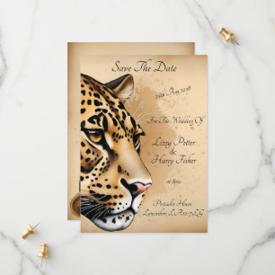 Cheetah save the date