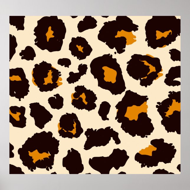 Cheetah Skin, Animal Print Texture. (Front)
