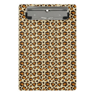 Cheetah skin pattern mini clipboard