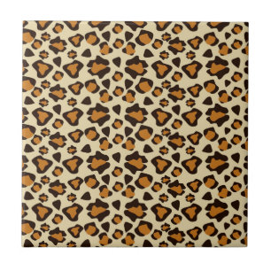 Cheetah skin pattern tile