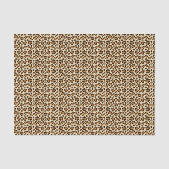 Cheetah skin pattern tissue paper (Front)
