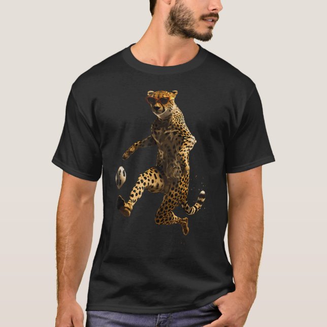 Cheetah Soccer T-Shirt (Front)