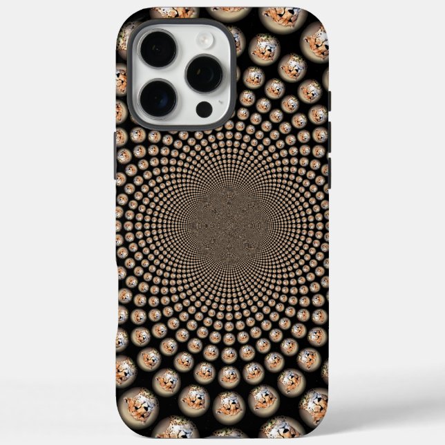 Cheetah Spin Spectacle – Feline Frenzy: Colourful  Case-Mate iPhone Case (Back)