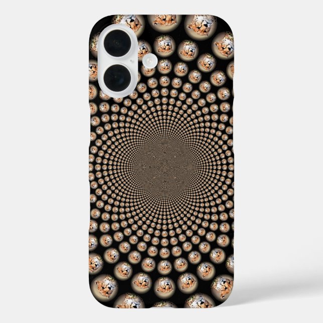 Cheetah Spin Spectacle – Feline Frenzy: Colourful  Case-Mate iPhone Case (Back)