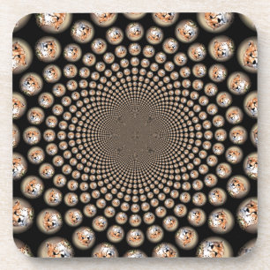 Cheetah Spin Spectacle – Feline Frenzy: Colourful  Coaster