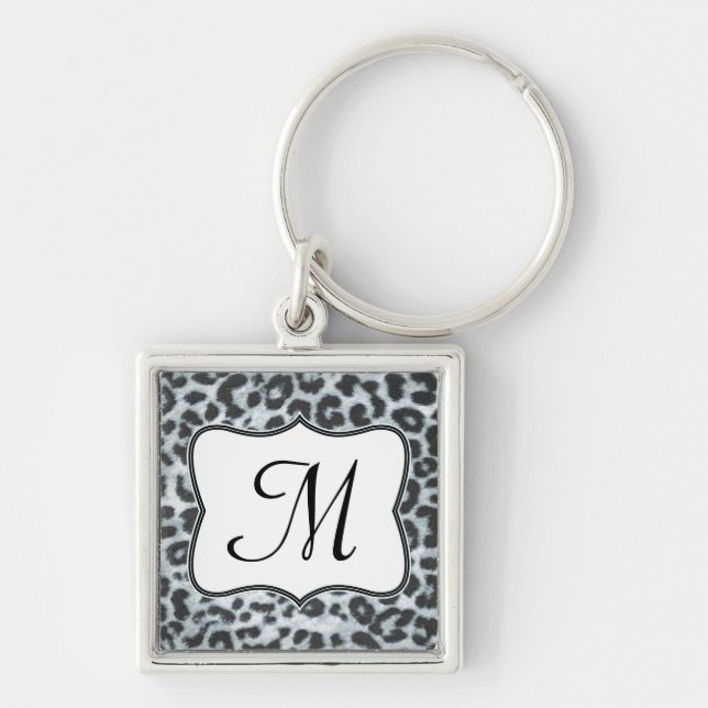 Cheetah Spot Animal Print Wild Cat Safar Key Chain (Front)