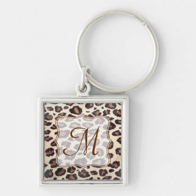 Cheetah Spot Animal Print Wild Cat Safar Key Chain Zazzle