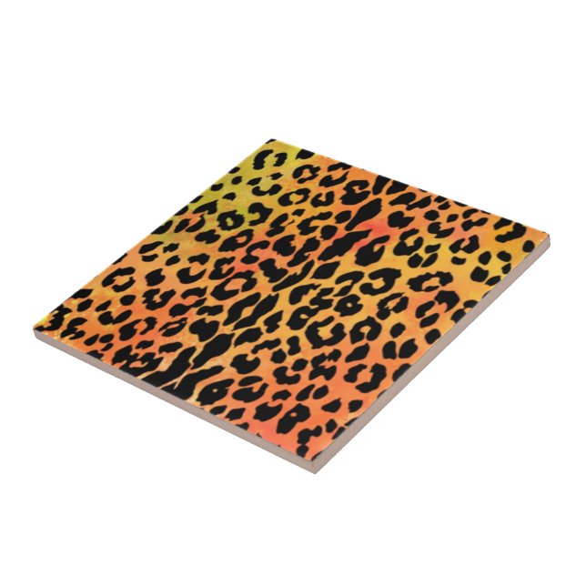 Cheetah Spots - Art Drawing Tile (Side)