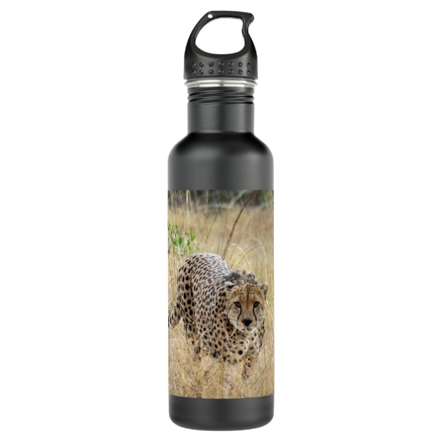 Cheetah stainless steel water bottle (Front)