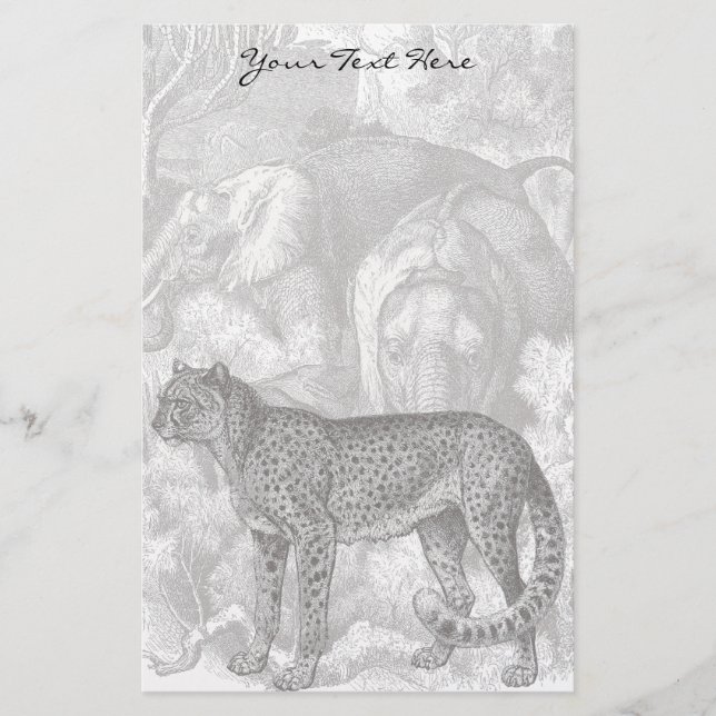 Cheetah Stationery (Front)