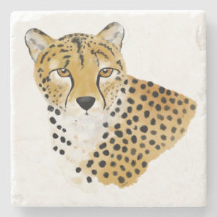 Cheetah Stone Coaster