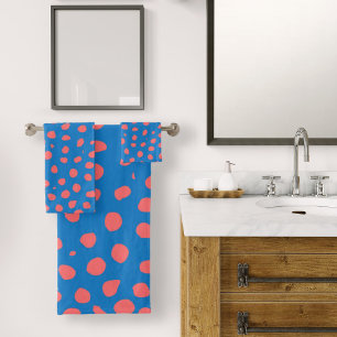 Cheetah taches Coral Blue
