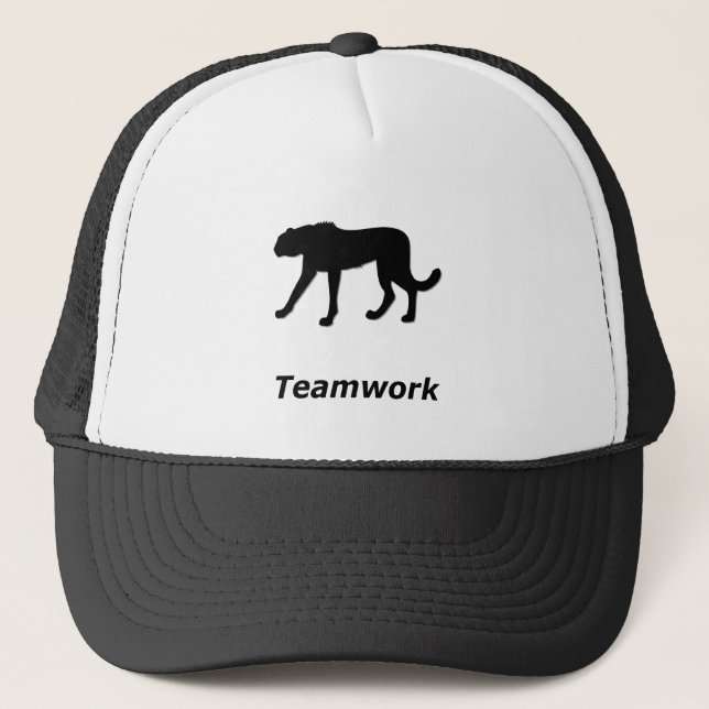 Cheetah Teamwork Trucker Hat (Front)