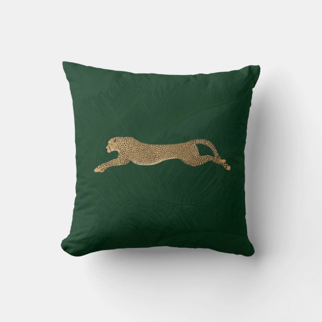 Cheetah Throw Pillow (Front)