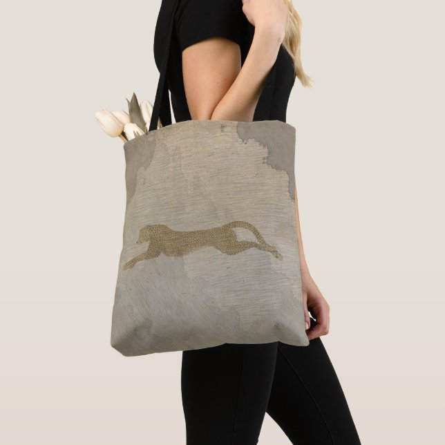 Cheetah Tote Bag (Close Up)