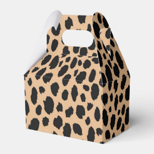 Cheetah Wild Cat Safari Pattern, Boys Girls & Kids Favor Box