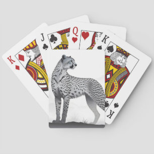 Cheetah Wildlife Animal Nature Environment Jungle Playing Cards