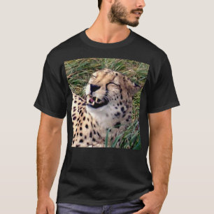 Cheetah With A Huge Grin On Her Face, T-Shirt