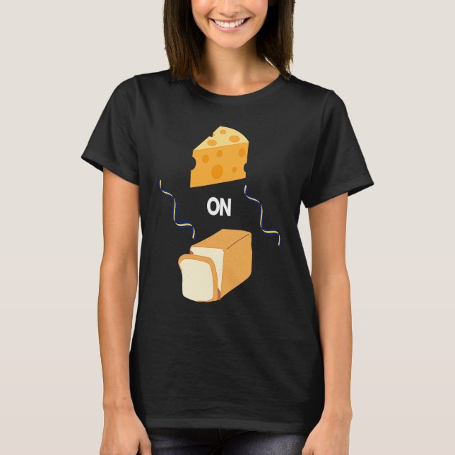 Cheez On Bread Funny Barbados Slang Bajan Pride T-Shirt (Front)