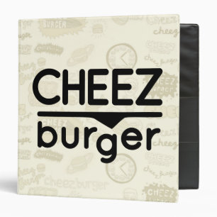 Cheezburger Logo (black) Binder