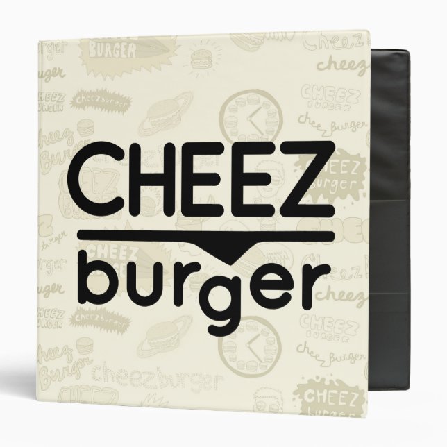 Cheezburger Logo (black) Binder (Front/Inside)