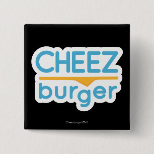 Cheezburger Logo (colour) 2 Inch Square Button