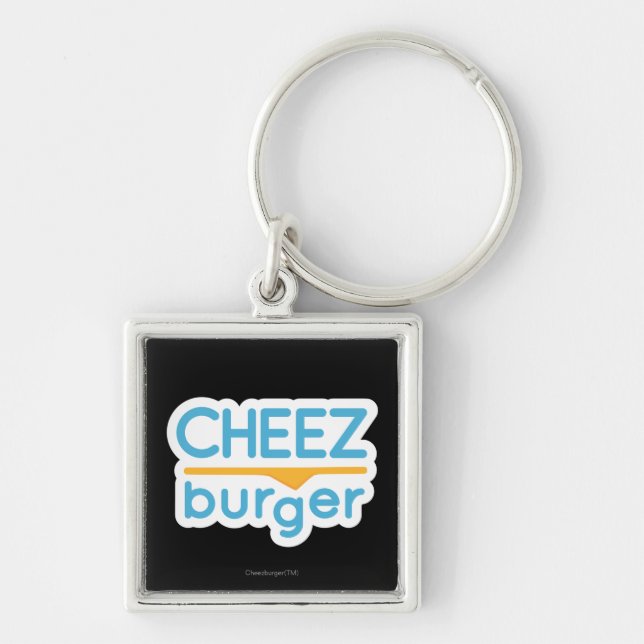 Cheezburger Logo (colour) Keychain (Front)