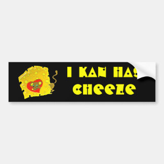 cheeze luv bumper sticker
