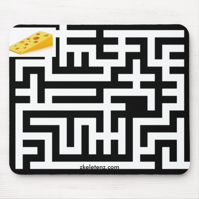 Cheezy Maze Mouse Pad (Front)