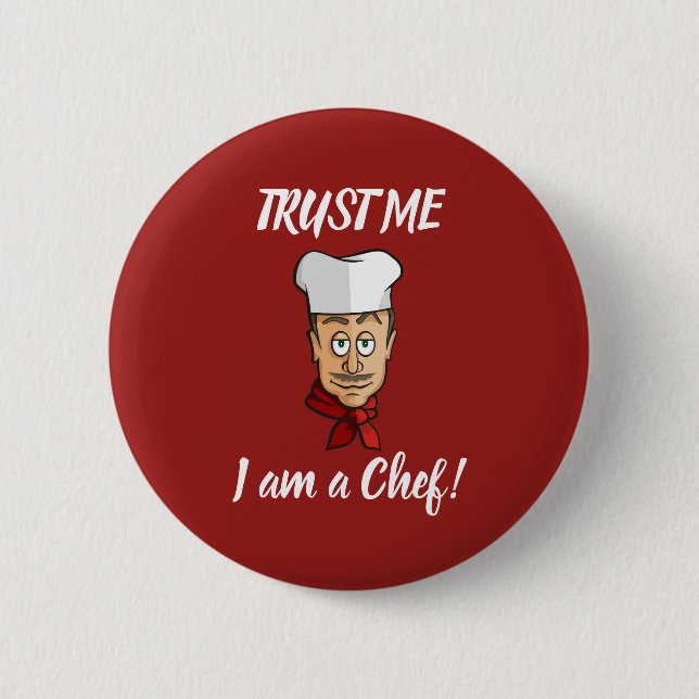 Chef 2 Inch Round Button (Front)