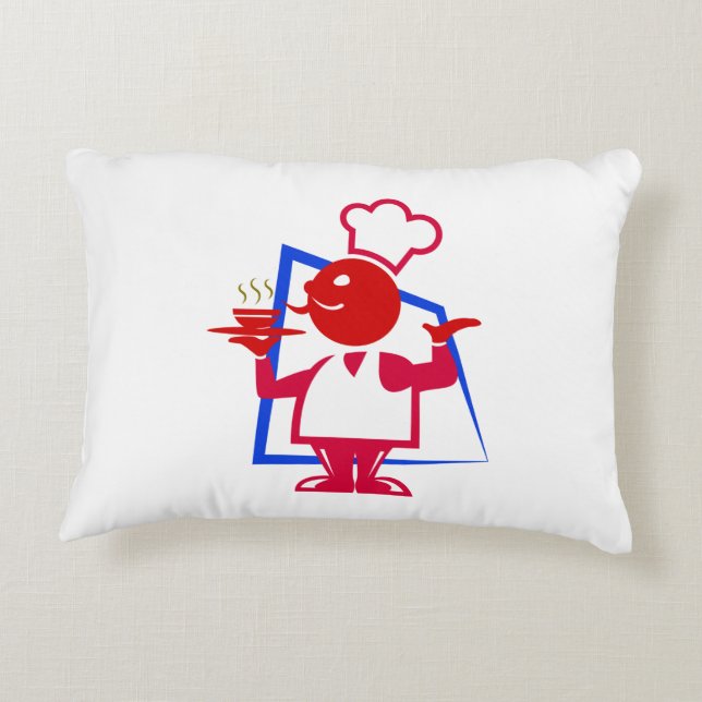 Chef Accent Pillow (Back)