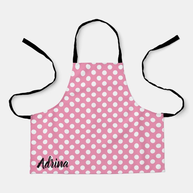 Chef Adrina apron small with decorative patern (Front)