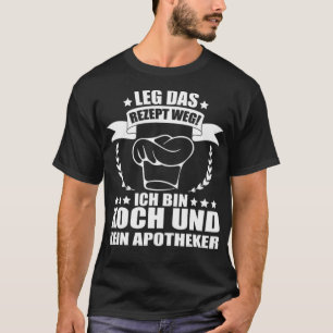 Chef and not a pharmacist pharmacy gift bird astro T-Shirt