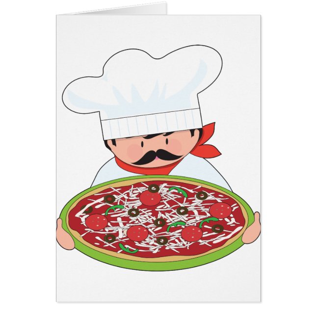 Chef and Pizza (Front)