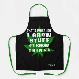 Chef Apron - Thats What I Do Grow Stuff Funny Gift