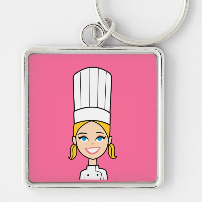 Chef Art Large Keychain (Front)