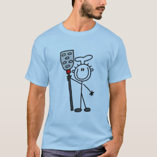 Chef avec des T-shirts et des cadeaux de spatule