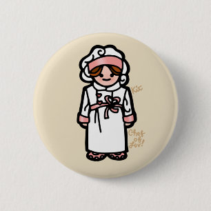 chef badge. 2 inch round button