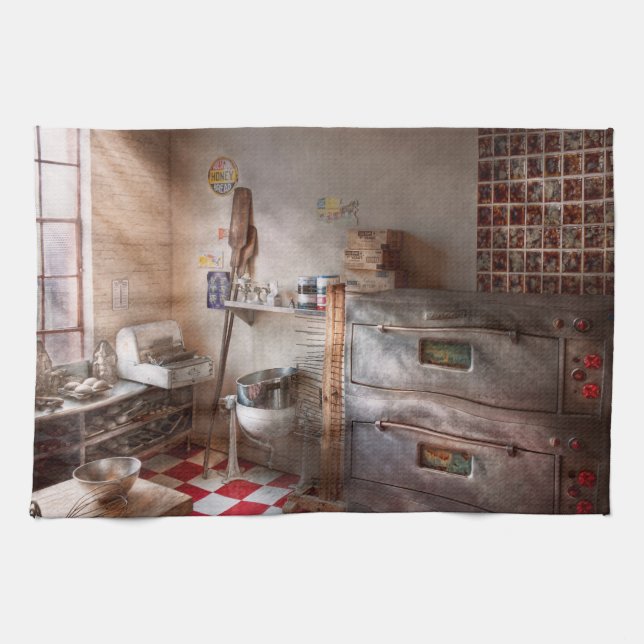 Chef - Baker - The bread oven Kitchen Towel (Horizontal)