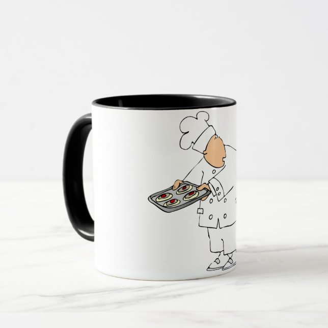 Chef Baking Mug (Devant gauche)