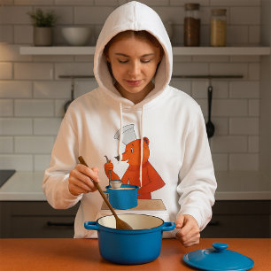 Chef Bear Cooking Soup Fun Animal Kitchen  Hoodie