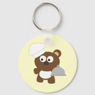 Chef Bear Keychain