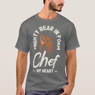 Chef Beast Animal Lover Bear Cooking  T-Shirt