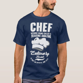 Chef Beast Culinary Art Cooking Baking Meals  T-Shirt