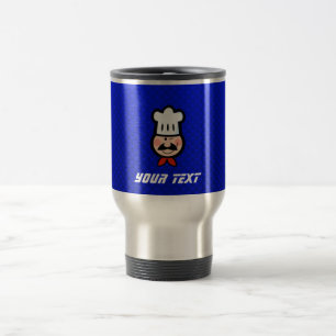 Chef; Blue Travel Mug