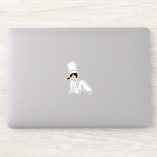Chef Boulangerie Sticker fille