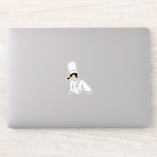 Chef Boulangerie Sticker fille
