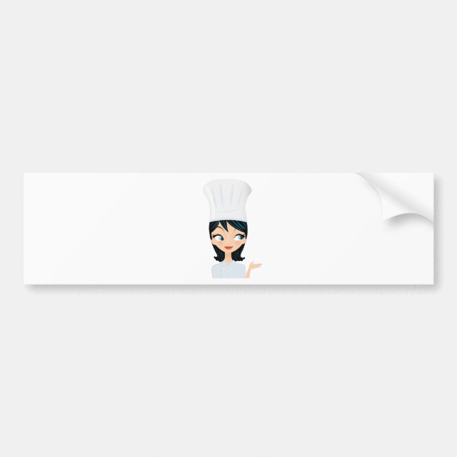 Chef Bumper Sticker (Front)